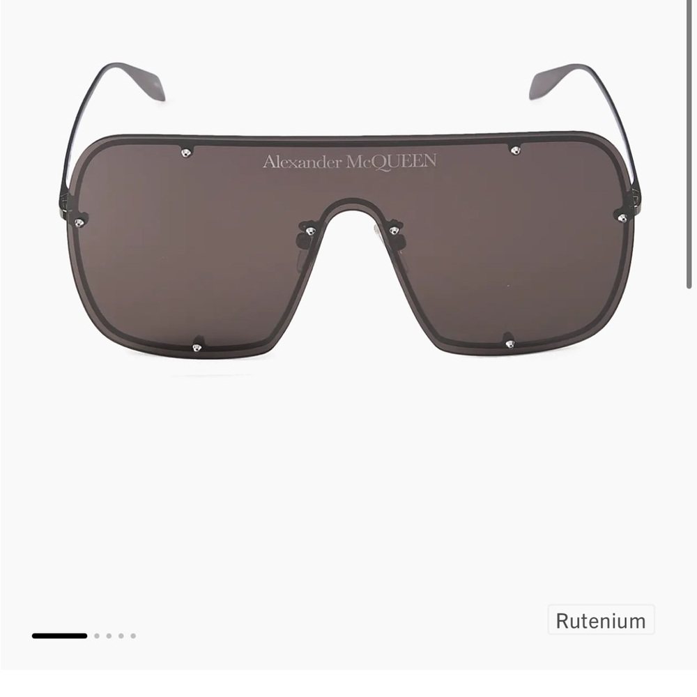 AUTHENTIC Alexander McQueen Dark Gray Shield Sung… - image 1